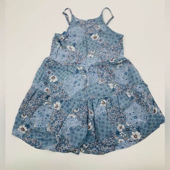 Abercrombie Kids | Floral Blue Sleeveless romper - Picture 1 of 7